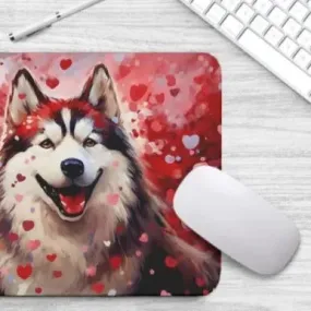 Sweetheart Dog Alaskan-Malamute Non-Slip Rubber Mousepad