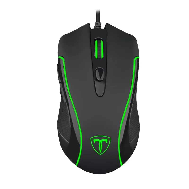 T-Dagger Private 3200Dpi 6 Button|180Cm Cable|Ergo-Design|Rgb Backlit Gaming Mouse - Black