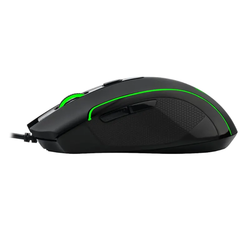 T-Dagger Private 3200Dpi 6 Button|180Cm Cable|Ergo-Design|Rgb Backlit Gaming Mouse - Black