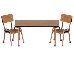 Table and Chair Set - Dark Powder