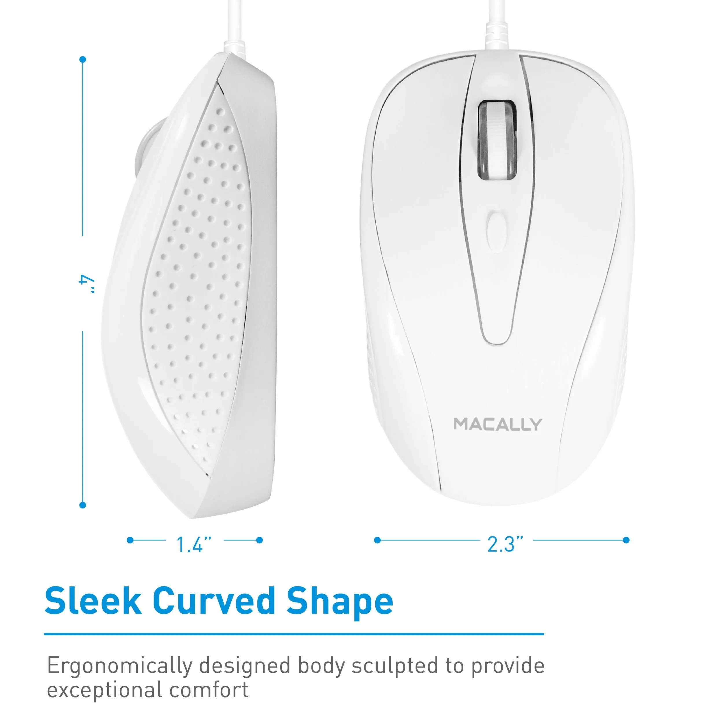 The Turbo - Wired USB Mouse for Mac and PC