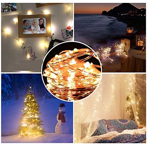 TIED RIBBONS 10 Meter 100 LED Decorative Fairy String Lights - USB and Battery Operated - for Home Decoration (Multicolour)