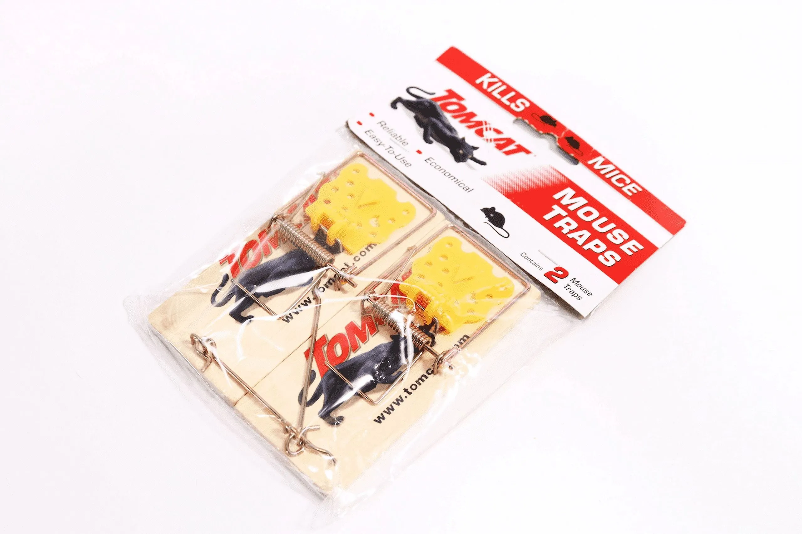 Tomcat Mouse Traps (Wooden), Inexpensive, Effective Way to Catch Mice in the Home, 2 Traps