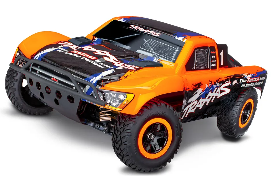 Traxxas 68286-4 Slash 4X4 VXL Fully Assembled, Ready-To-Race® with Traxxas Stability Management (TSM)®, TQi™ 2.4 GHz Radio System, Velineon® Brushless Power System, and Clipless Race Replica Painted Body.