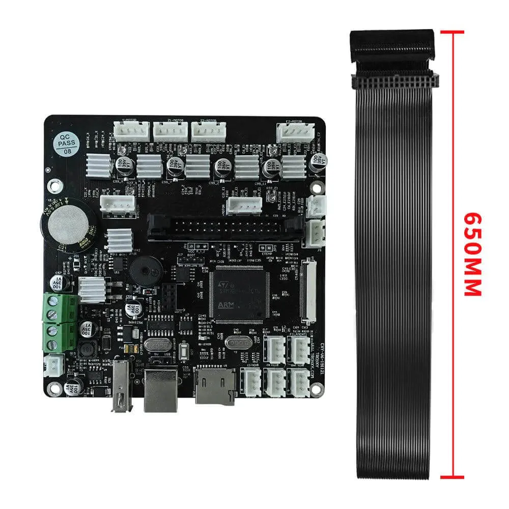 Tronxy Silent Mother Board Mainboard with Wire Cable for 2E Series Dual Extruder 3D Printing