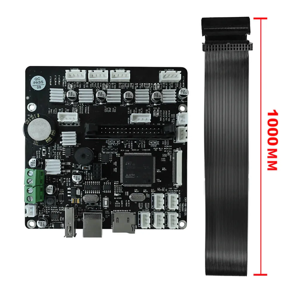 Tronxy Silent Mother Board Mainboard with Wire Cable for 2E Series Dual Extruder 3D Printing