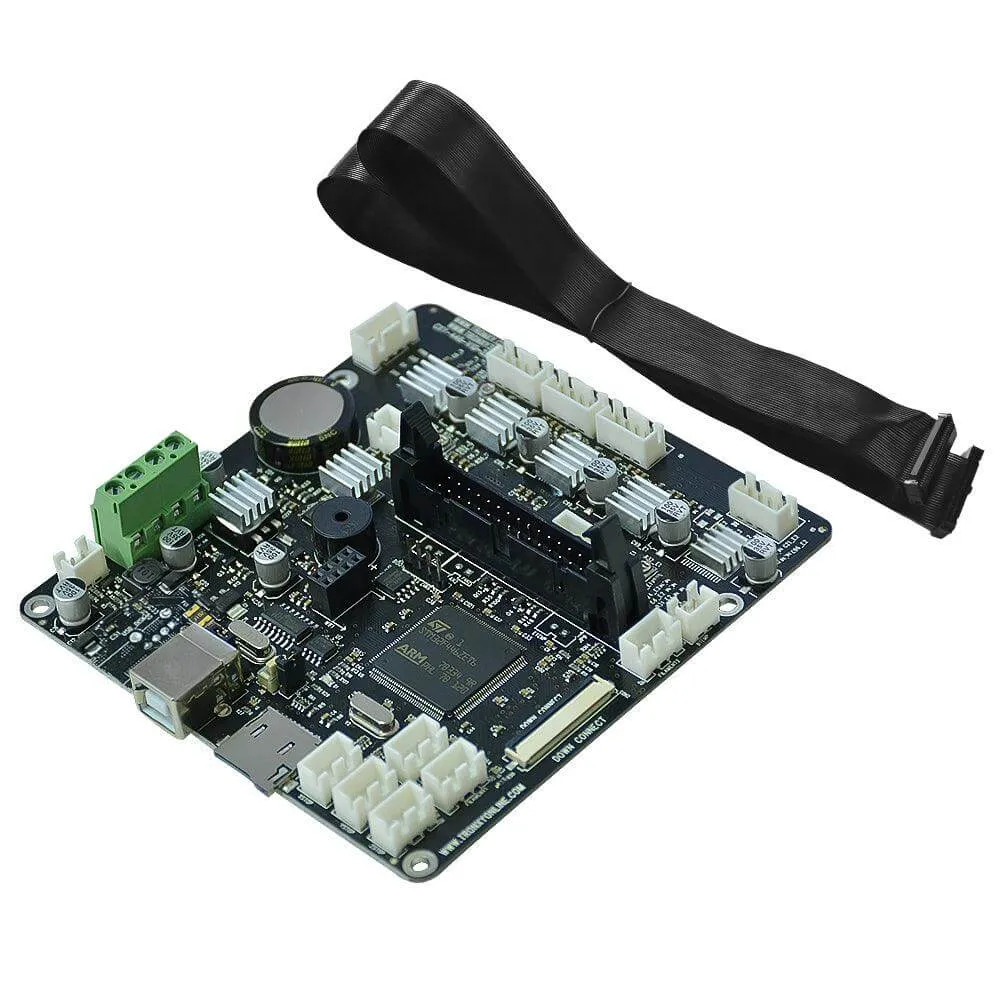 Tronxy Silent Mother Board Mainboard with Wire Cable for 2E Series Dual Extruder 3D Printing