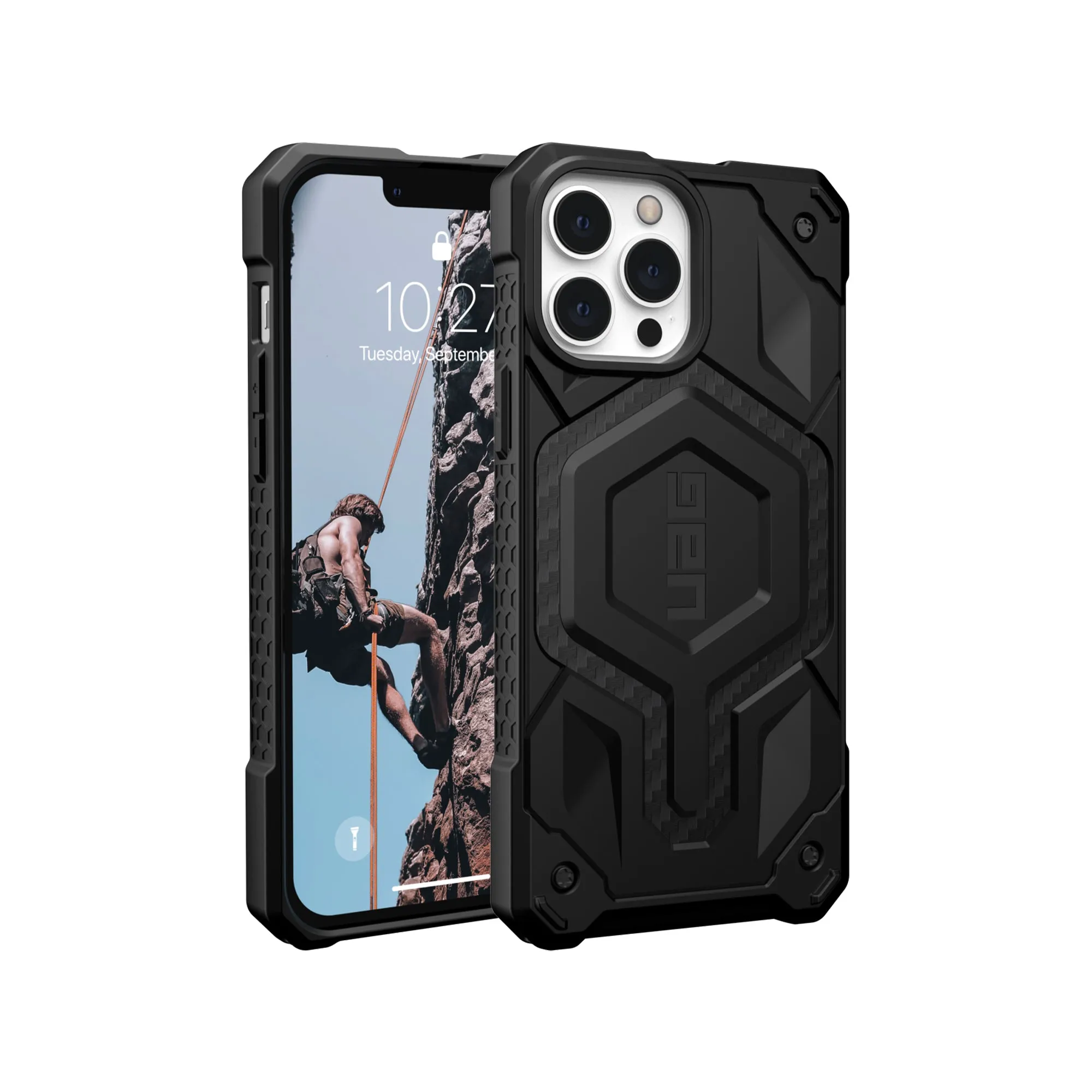 UAG Monarch Pro with Magsafe for iPhone 13 Pro Max - Carbon Fiber (Barcode: 840283903038 )