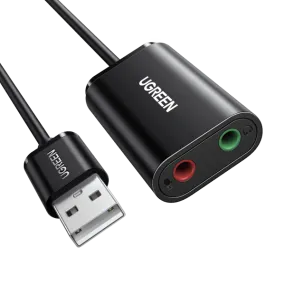 UGREEN USB to 3.5mm Headphone Audio Adapter