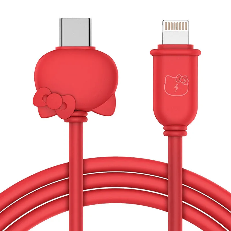 UKA Hello Kitty 1.2M 3A PD Type-C to Apple Lightning Cable