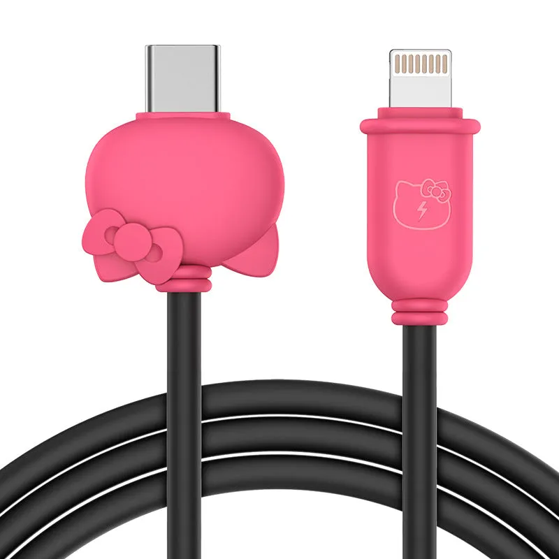 UKA Hello Kitty 1.2M 3A PD Type-C to Apple Lightning Cable