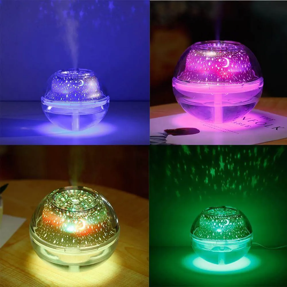 Ultrasonic Colorful Aromatherapy Air Humidifier Diffuser Sky Lamp