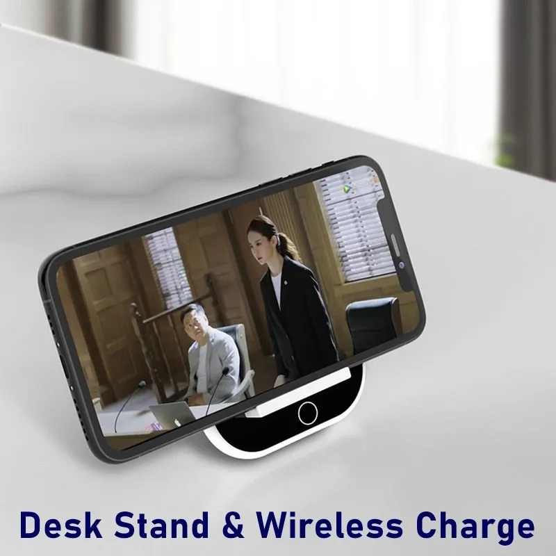 Universal 10W Qi Fast Wireless Charger LED USB Quick Charger