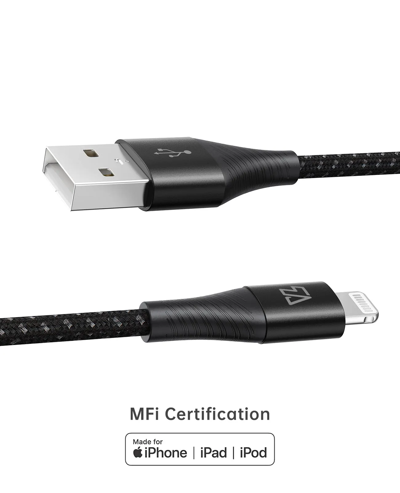 USB A to Lightning Cable, 6FT/1.8M