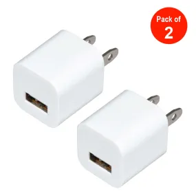 USB Wall Charger Power Adapter - pack of 2