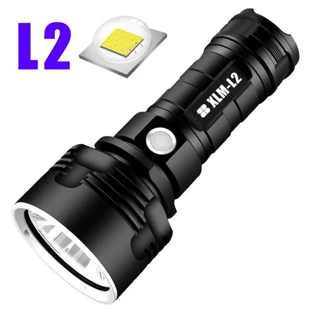 Vintage Super Bright Rechargeable Tactical LED Flashlight