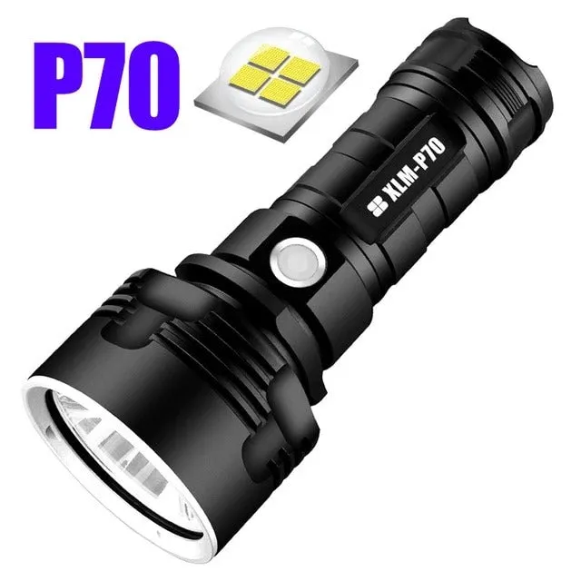 Vintage Super Bright Rechargeable Tactical LED Flashlight