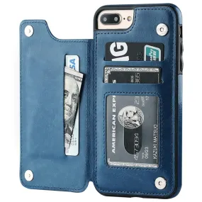 Vistor Leather Flip Wallet Case For iPhone 11, 12, & 13 Series