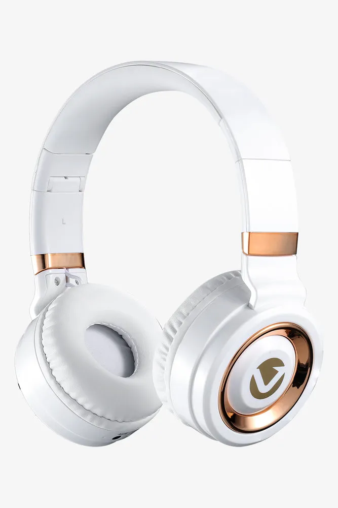 Volkano Lunar Bt Headphones White Rosegold