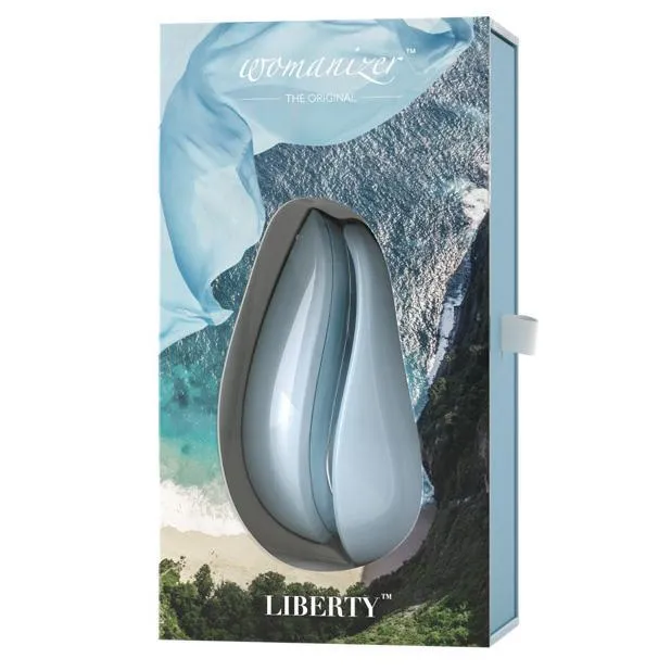 Womanizer - The Original Liberty Clitoral Air Stimulator (Powder Blue)