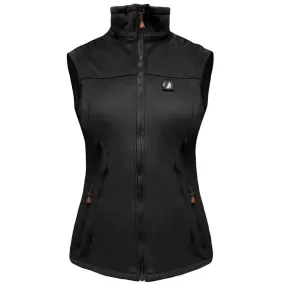 Women's 5V Battery Heated Softshell Vest - Black