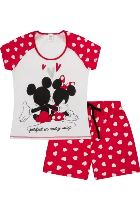 Women's Disney Minnie & Mickey Mouse Short Pyjamas