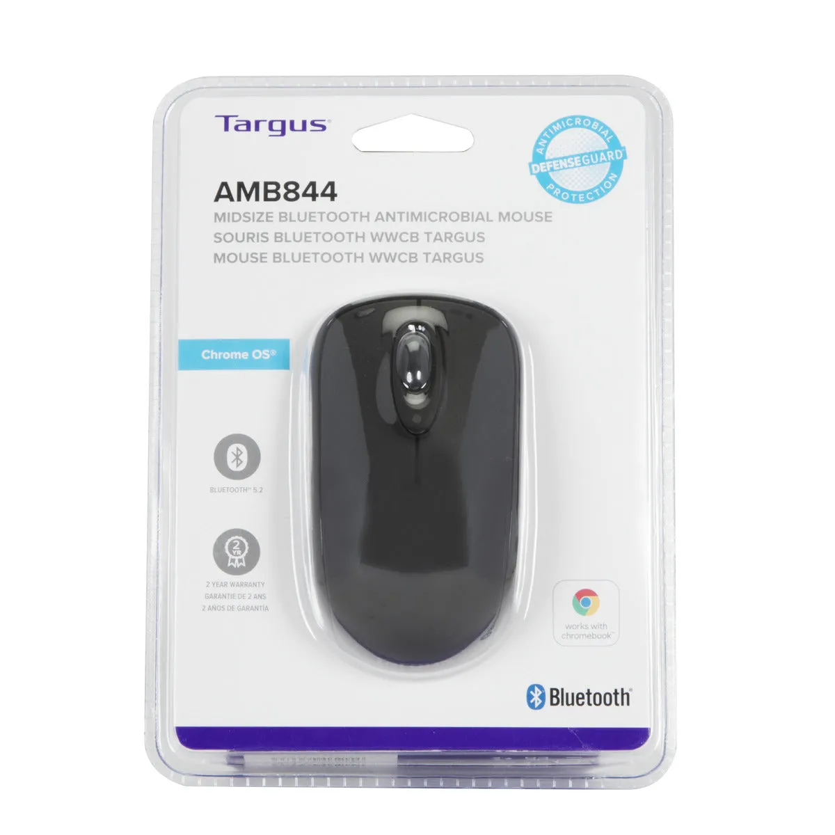 Works With Chromebook™ Bluetooth® Antimicrobial Mouse