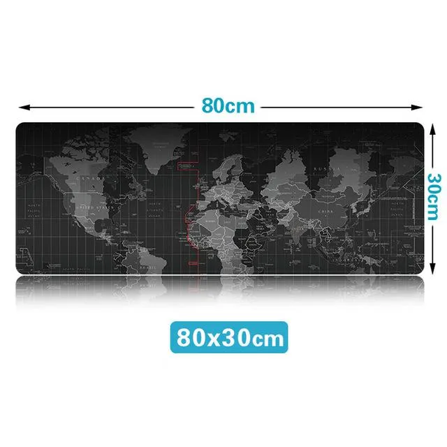 World Map Mouse Pad