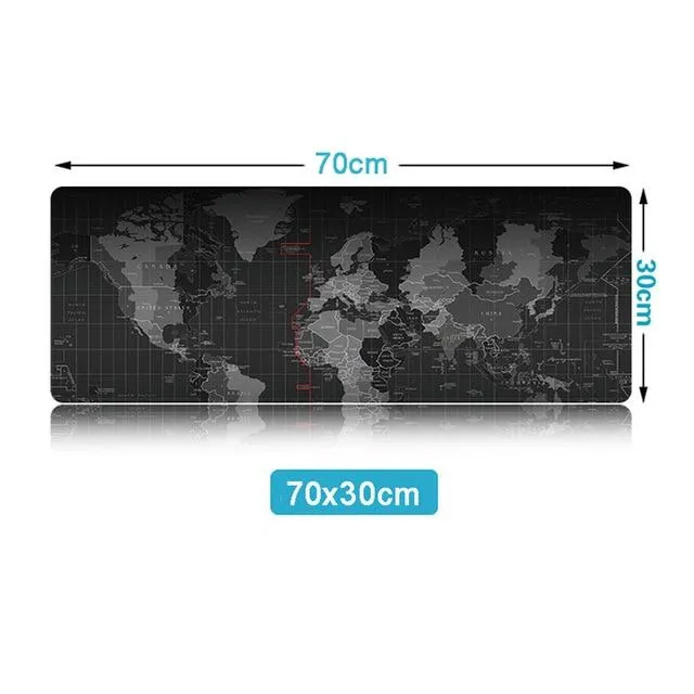 World Map Mouse Pad