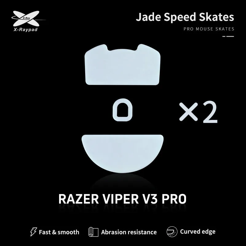 X-Raypad Jade Mouse Skates for Razer Viper V3 Pro