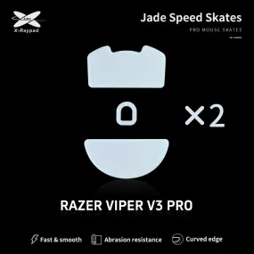 X-Raypad Jade Mouse Skates for Razer Viper V3 Pro