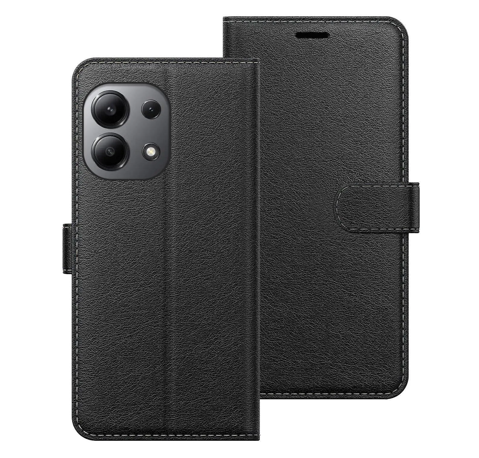 Xiaomi Redmi Note 13 4G Case Cover Flip Folio Leather Wallet Credit Card Slot