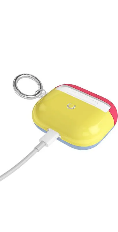 Yellow, Red & Blue | Colorblock AirPods Case