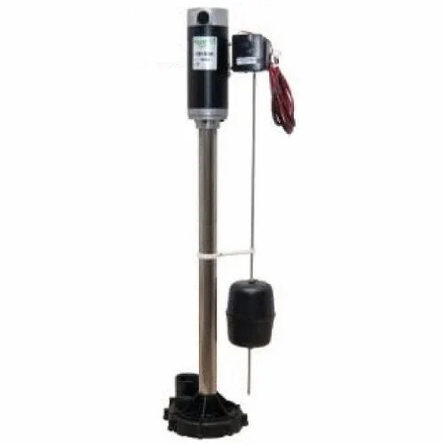 Zoeller 585-0005 Aquanot® II Battery Backup Pedestal Sump Pump System with Electronic Charger