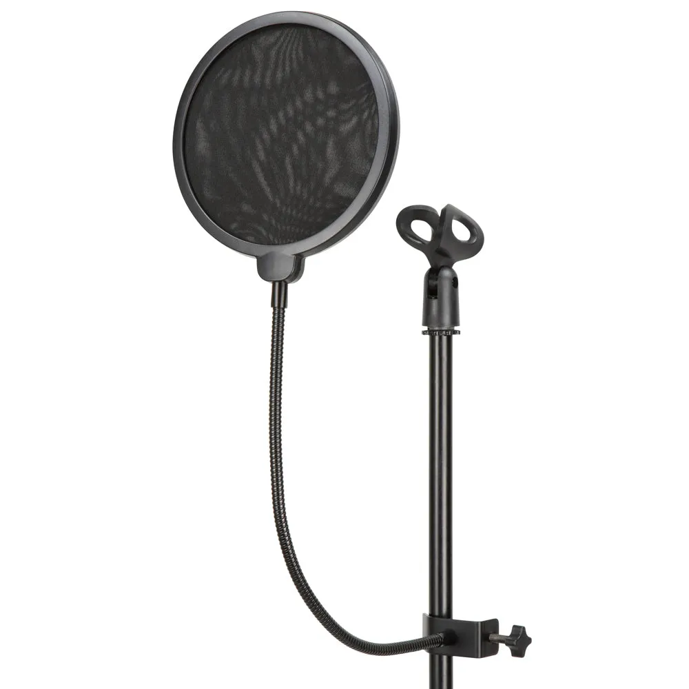 Zoom ZUM-2 Microphone with Desktop Stand, Cable & Windscreen   Microphone Pop Filter